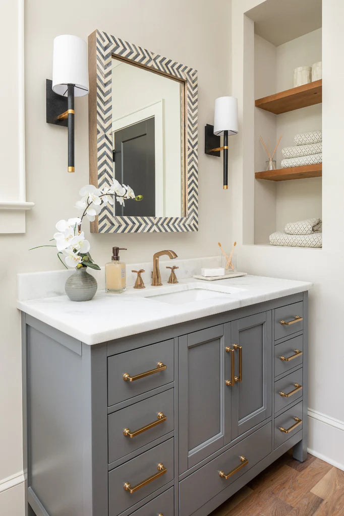 Weston 1 Light Black + Antique Gold Sconce