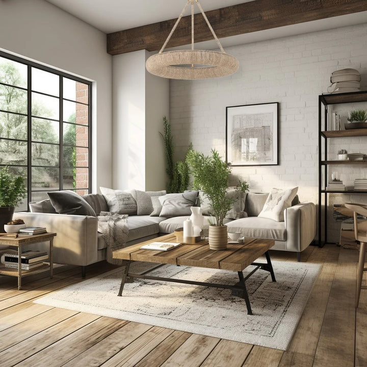 Oakley Small 6 Light Soft Gold Chandelier