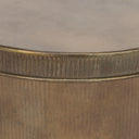 Josephine Round Antique Gold Metal Box Set