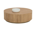 Kalla Coffee Table - Round - Rustic Oak