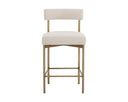 Seneca Counter Stool - Antique Brass - Danny Ivory