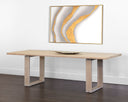 Thanus Dining Table - Light Oak - 94.5"