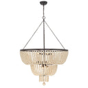 Rylee 32'' Forged Bronze Chandelier