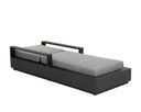Tavira Lounger - Charcoal - Lanikai Salt And Pepper