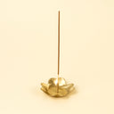 Aura Brass Incense Holder | Flora