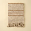 Tulum Striped Throw | Clay