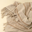 Tulum Striped Throw | Clay