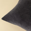 Vera Velvet Pillow | 16" x 24" | Blue Graphite