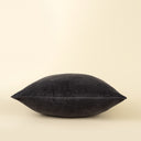 Vera Velvet Pillow | 20" x 20" | Blue Graphite