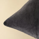 Vera Velvet Pillow | 20" x 20" | Blue Graphite