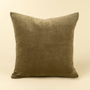 Vera Velvet Pillow | 20" x 20" | Olive