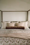 Vera Velvet Bolster Pillow | Clove
