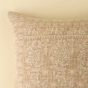 Nisha Emroidered Pillow | Cream | 20" x 20"