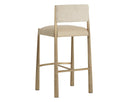 Bayard Barstool - Antique Brass - Napa Beige / Santa Cruz Oatmeal