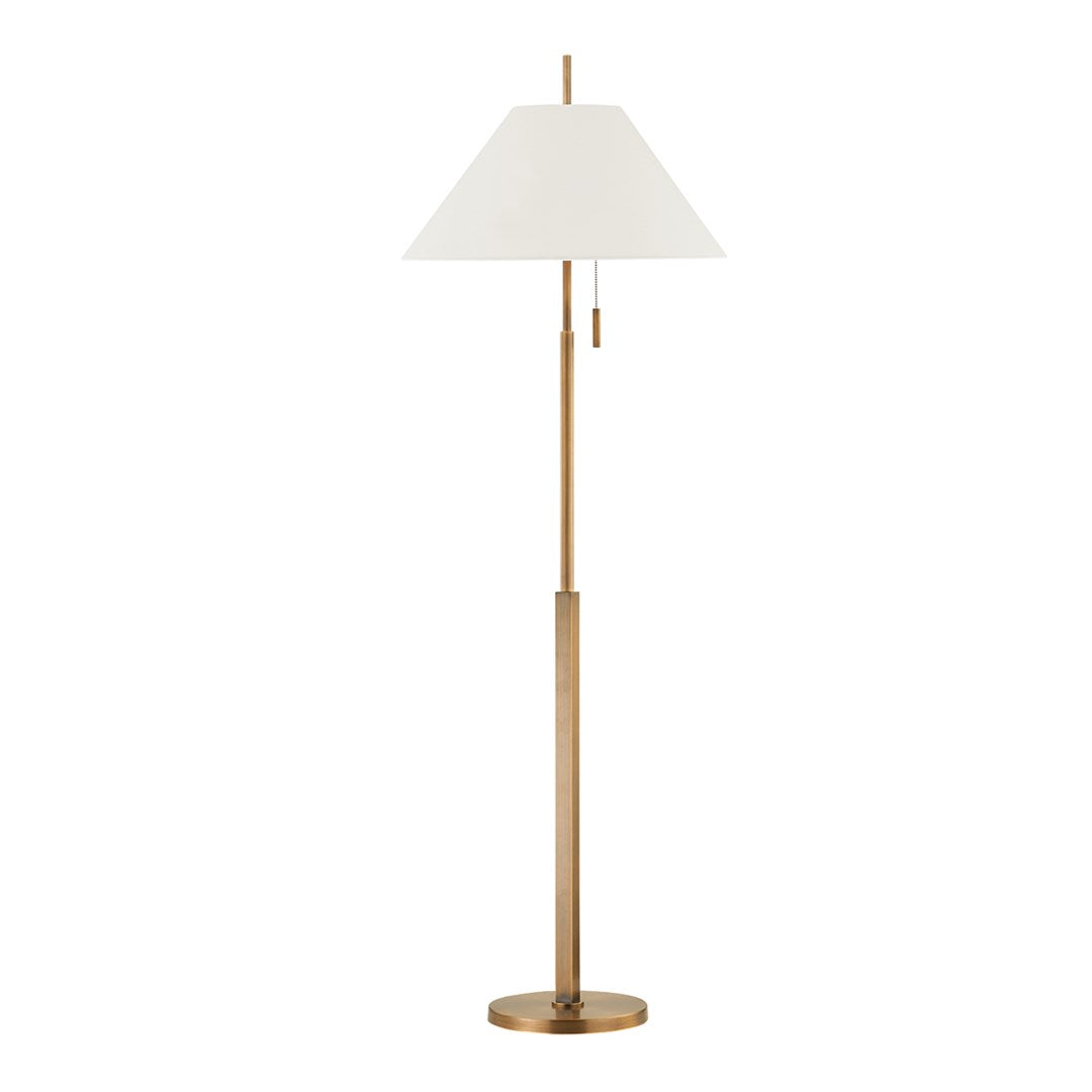 Clic Floor Lamp | Patina Brass