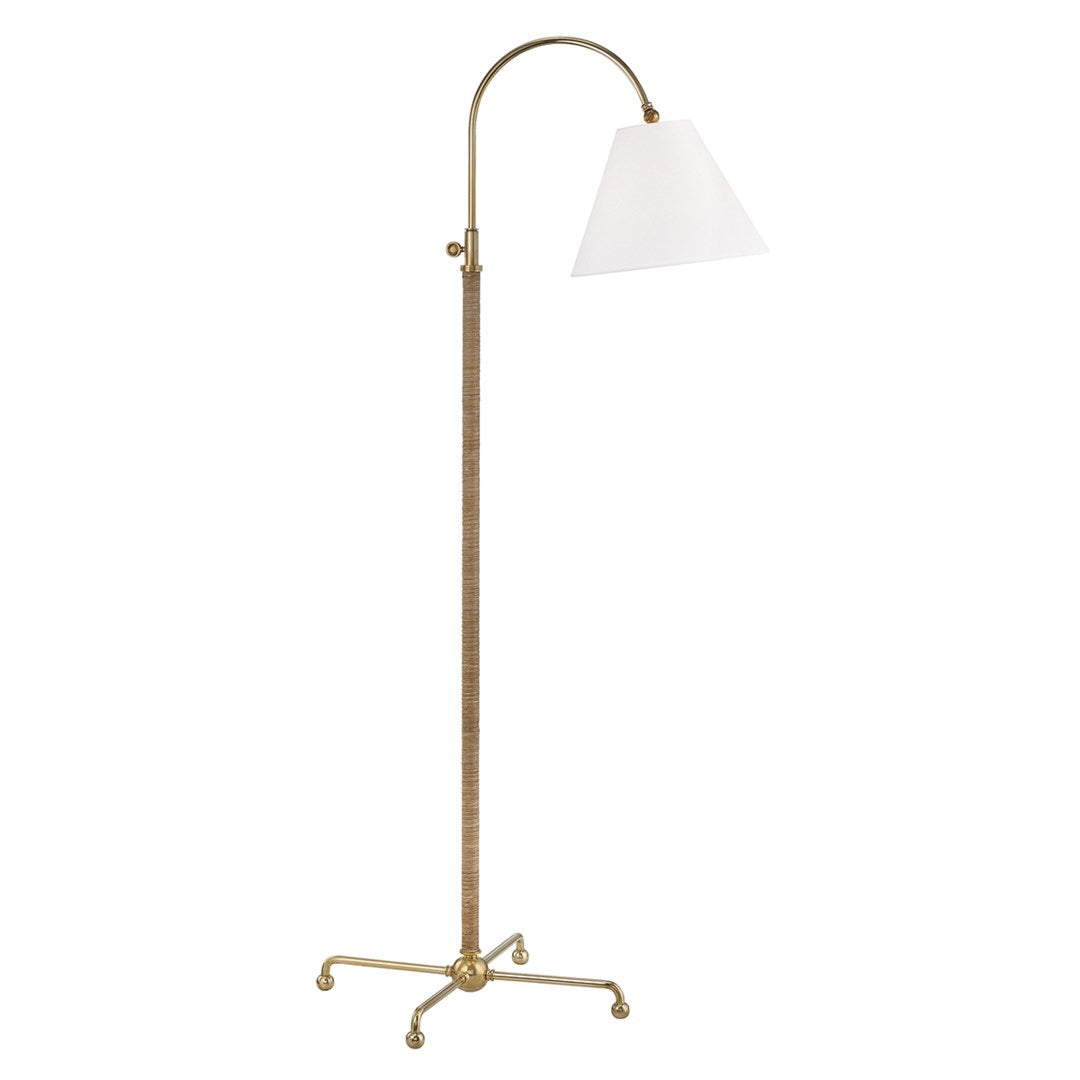 Curves No.1 Floor Lamp | Aged Brass