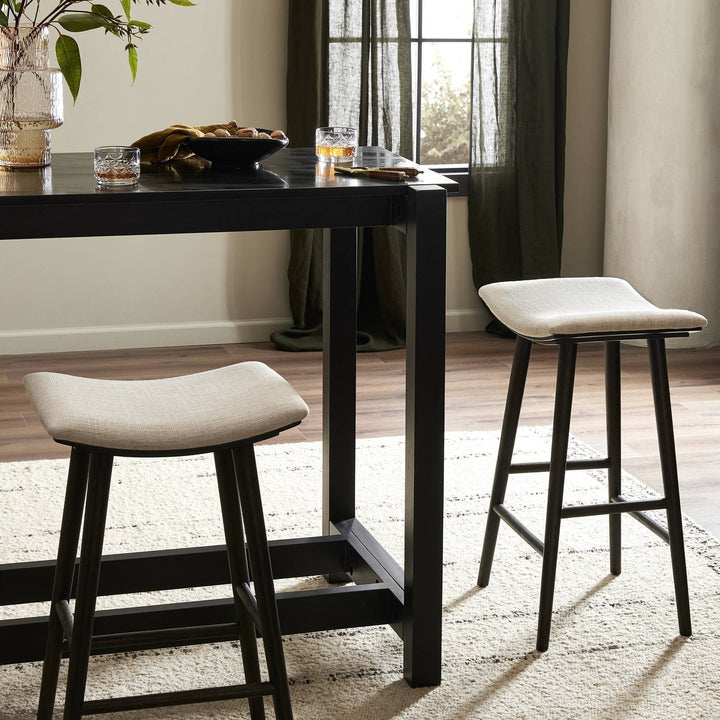 Umoi Bar Stool | Light Carbon Ash & Essence Natura