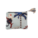 Tropical Monkey Embroidered Pouch