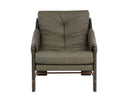 Rafferty Lounge Chair - Brown - Ludlow Dark Olive Leather