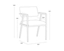 Ventouz Dining Armchair - Beige Linen