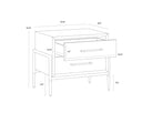 Weldrick Nightstand - Oyster