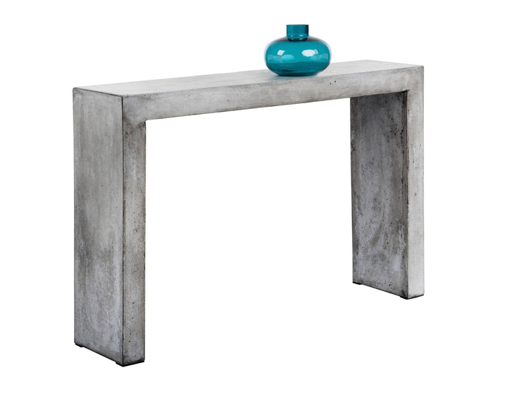 Axle Console Table - Grey