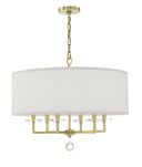 Paxton 25.5'' Aged Brass Chandelier