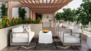 Tavira Sofa - Greige - Stinson White