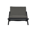 Bari Lounge Chair - Charcoal - Gracebay Grey