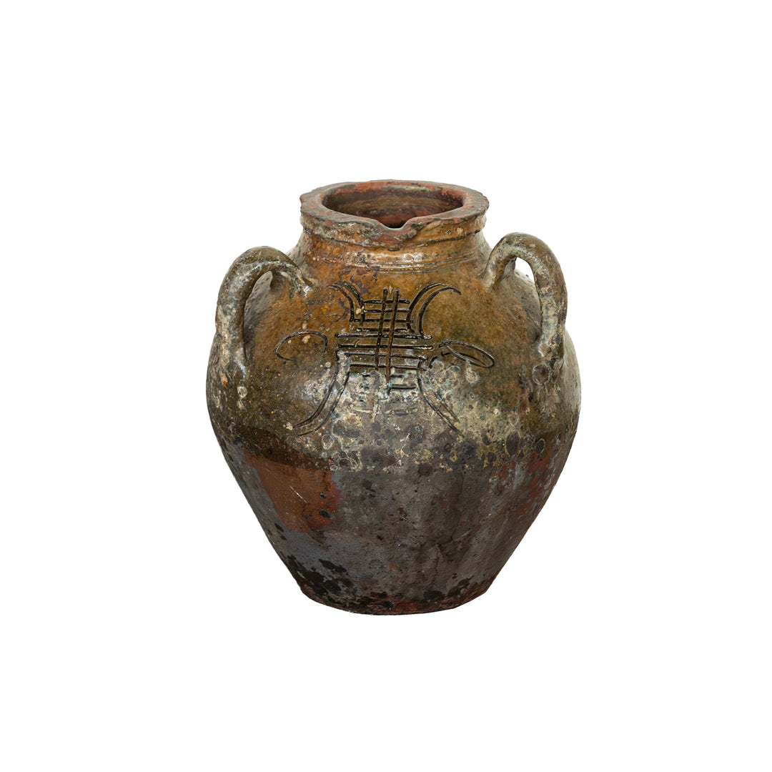 Vintage Makou Jar with Handles