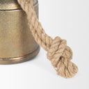Quincy Gold Metal Decorative Bell | Large | Overstock