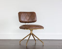 Virtu Swivel Dining Chair - Bravo Cognac