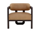 Madrone Lounge Chair - Brown - Ludlow Sesame Leather