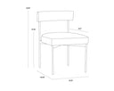 Seneca Dining Chair - Antique Brass - Bravo Cognac