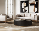 Kalla Coffee Table - Round - Charcoal