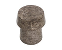 Brie End Table - Marble Look - Dark Emperador