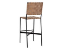 Omari Barstool - Suede Light Tan Leather