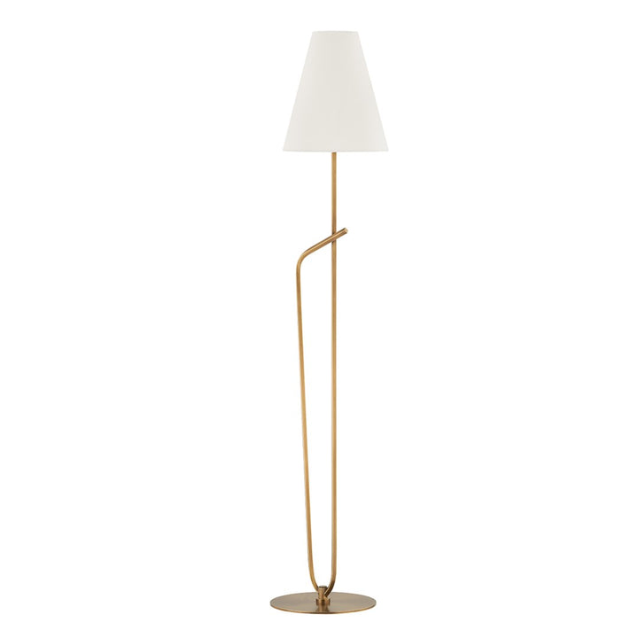 Pearce Floor Lamp | Patina Brass