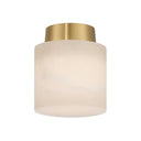 Acme 5.75'' Aged Brass Semi Flush Mount