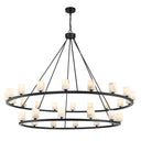 Aragon 58.75'' LED Matte Black Chandelier