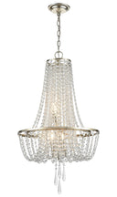 Arcadia 18'' Antique Silver Chandelier