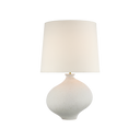 Celia Large Right Table Lamp | Marion White | Linen Shade | Floor Model