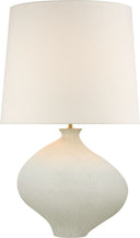 Celia Large Left Table Lamp | Marion White | Linen Shade