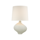 Celia Large Left Table Lamp | Marion White | Linen Shade | Floor Model
