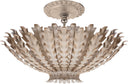 Hampton Mini Chandelier | Burnished Silver Leaf