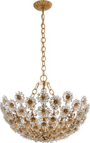 Claret Short Chandelier | Gild | Crystal