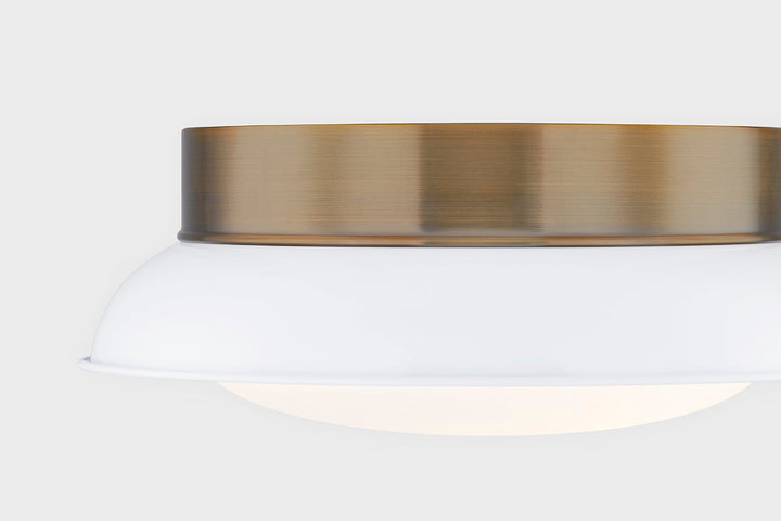 Arnie Flush Mount | Patina Brass