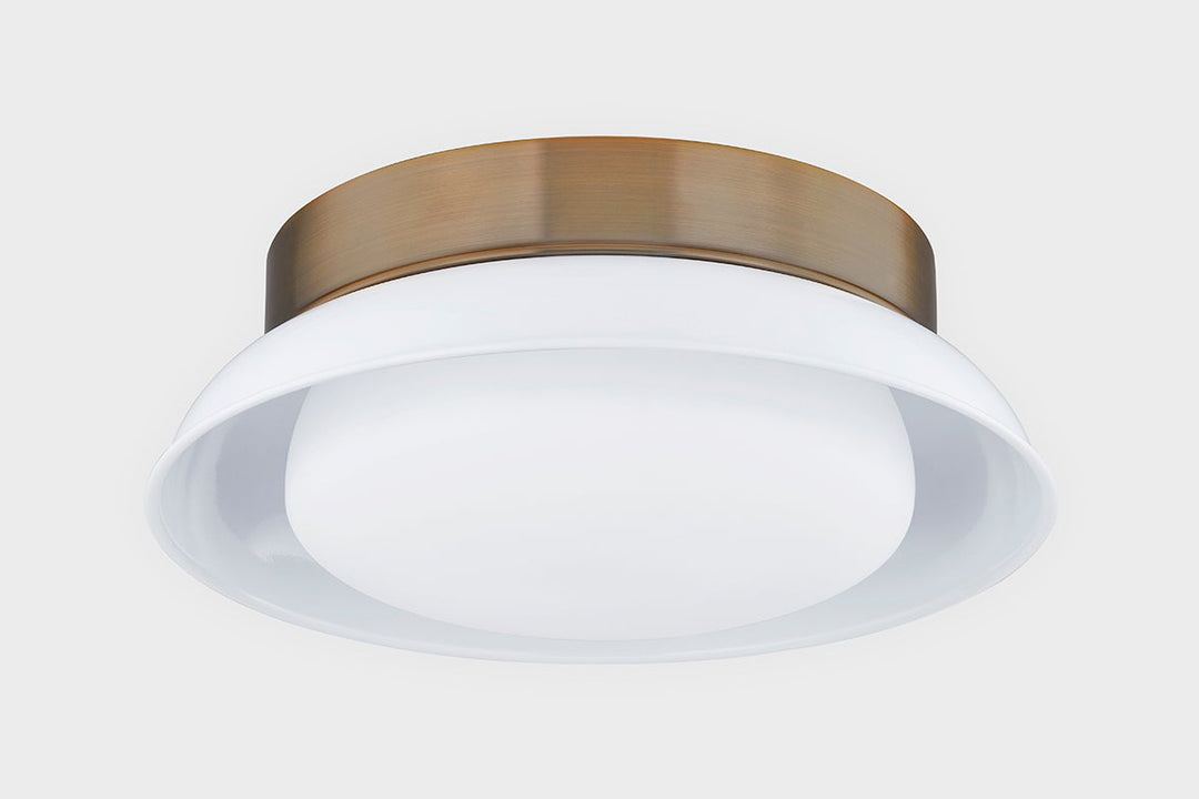 Arnie Flush Mount | Patina Brass