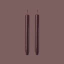 Blitzen Cylindrical Candles | Aubergine