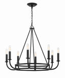 Bailey 28'' Matte Black Chandelier